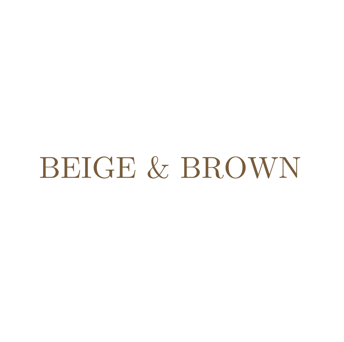Beige & Brown